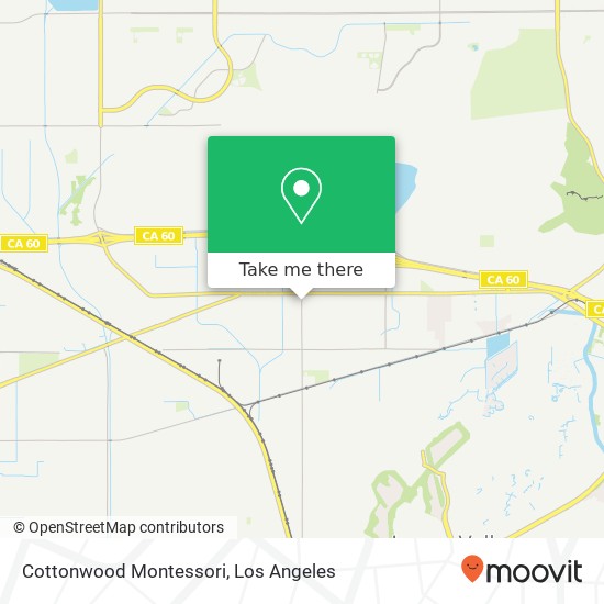 Mapa de Cottonwood Montessori