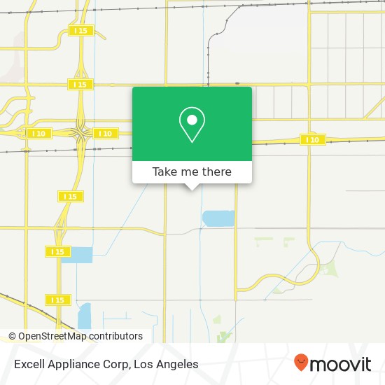 Excell Appliance Corp map