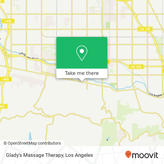 Glady's Massage Therapy map