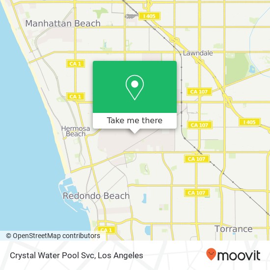 Crystal Water Pool Svc map