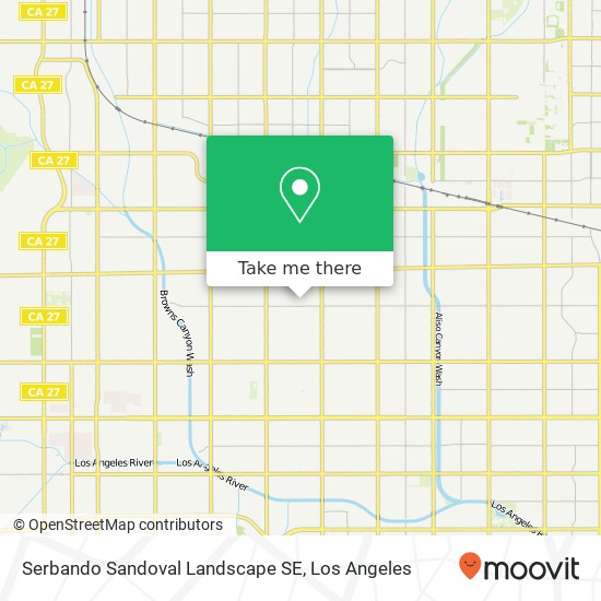Serbando Sandoval Landscape SE map