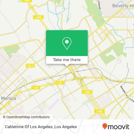 Mapa de Cabletime Of Los Angeles