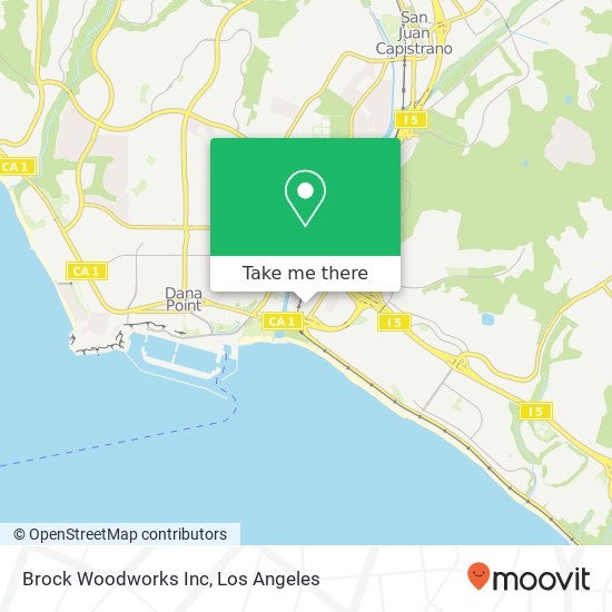 Mapa de Brock Woodworks Inc