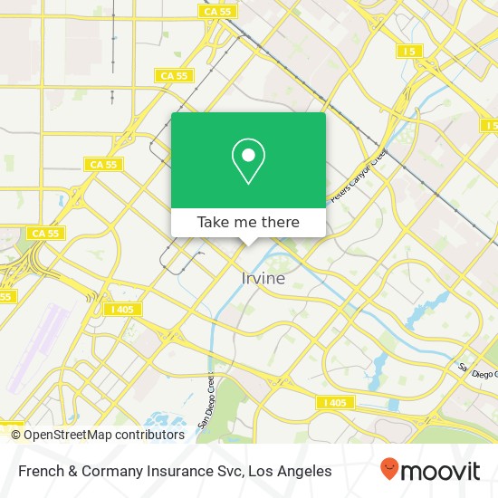 Mapa de French & Cormany Insurance Svc