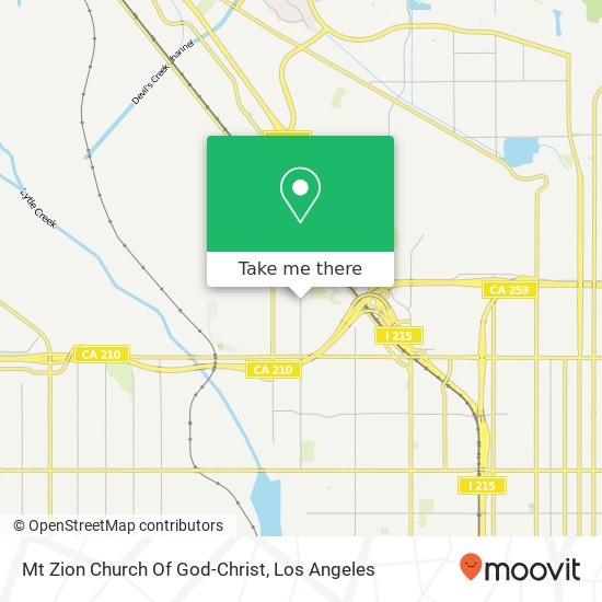 Mapa de Mt Zion Church Of God-Christ