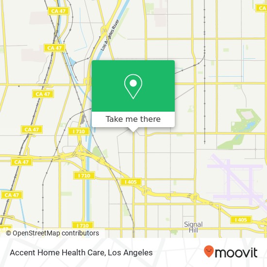 Accent Home Health Care map