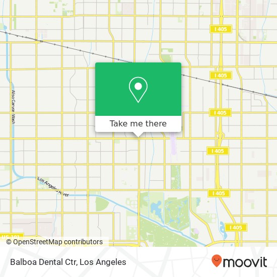 Mapa de Balboa Dental Ctr
