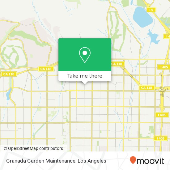 Granada Garden Maintenance map