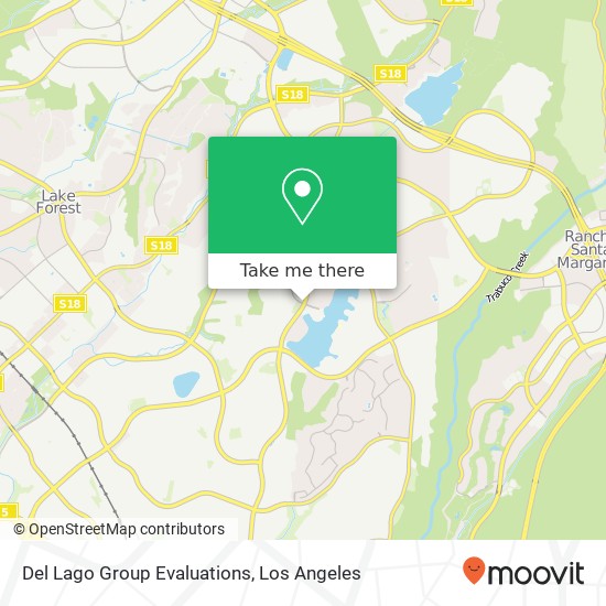 Del Lago Group Evaluations map