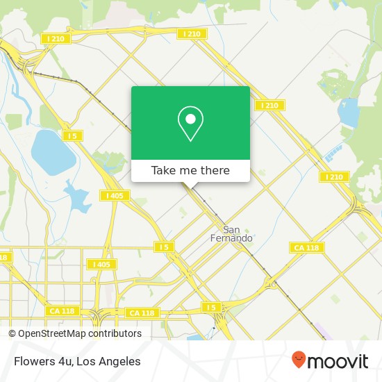 Flowers 4u map