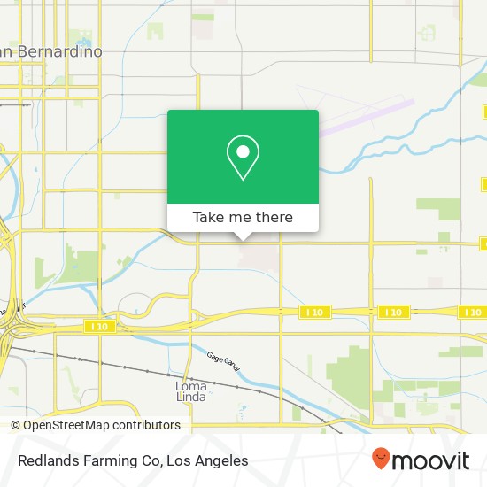 Redlands Farming Co map