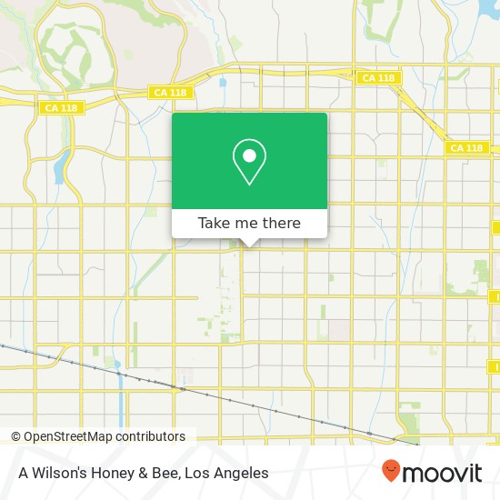 A Wilson's Honey & Bee map