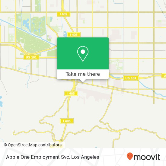 Apple One Employment Svc map