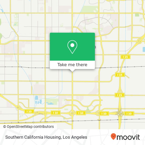 Mapa de Southern California Housing