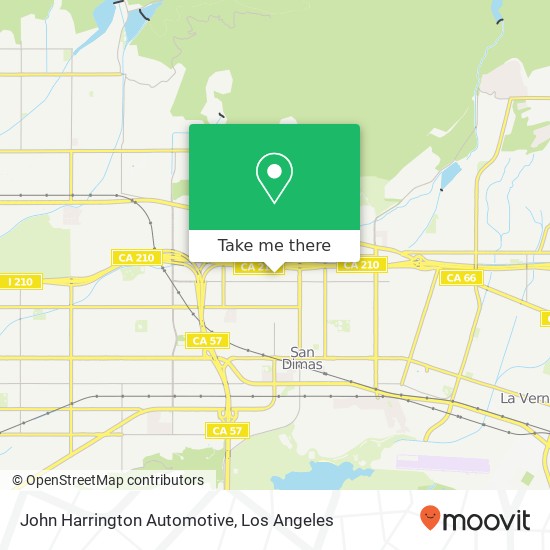 Mapa de John Harrington Automotive