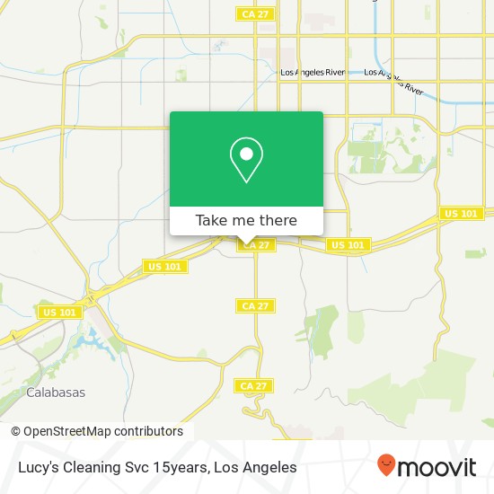 Lucy's Cleaning Svc 15years map