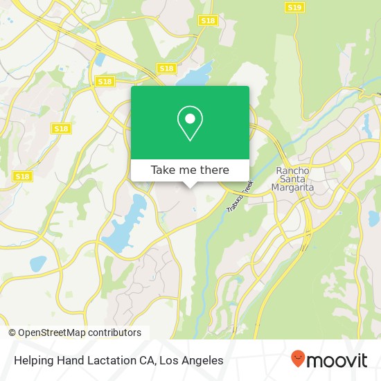 Helping Hand Lactation CA map