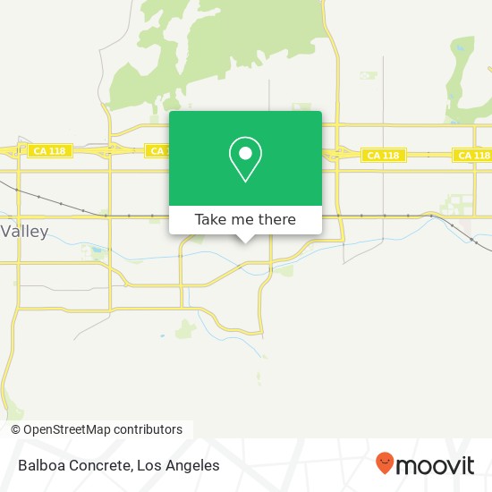 Balboa Concrete map