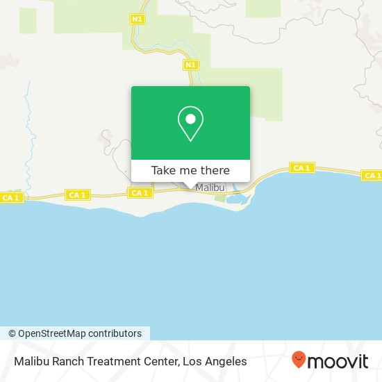 Mapa de Malibu Ranch Treatment Center