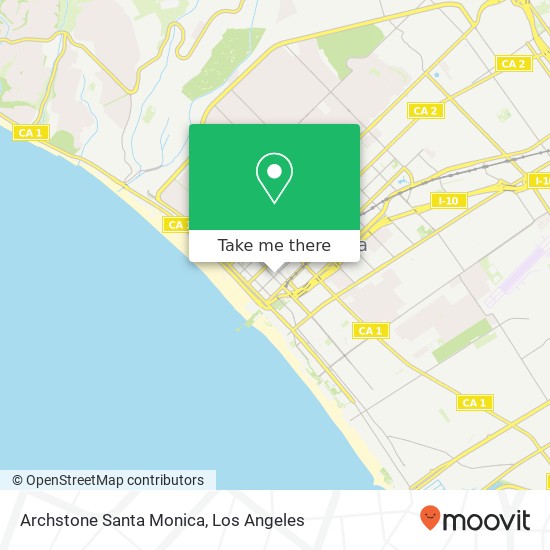 Mapa de Archstone Santa Monica