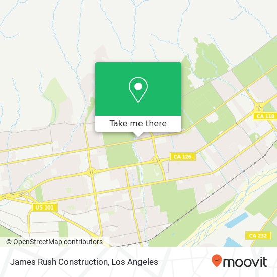 Mapa de James Rush Construction