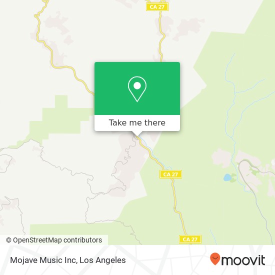 Mapa de Mojave Music Inc