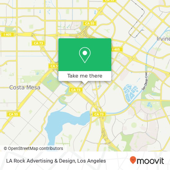 LA Rock Advertising & Design map