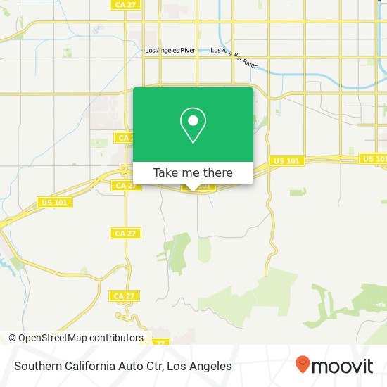 Southern California Auto Ctr map