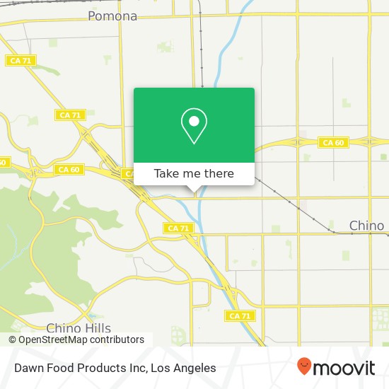 Dawn Food Products Inc map