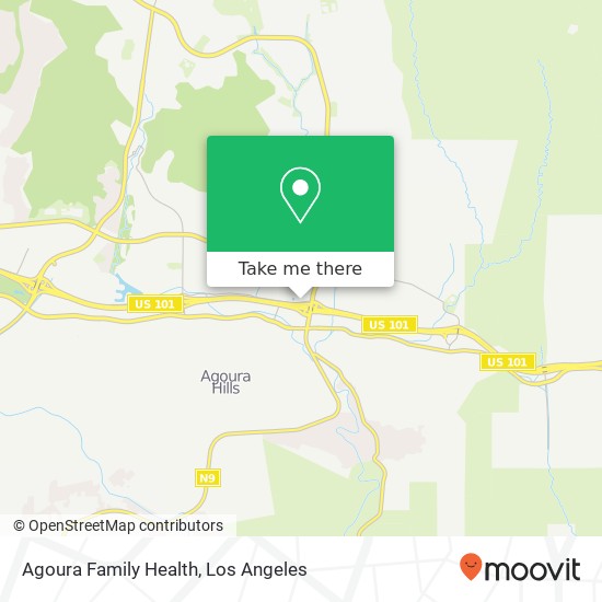Mapa de Agoura Family Health