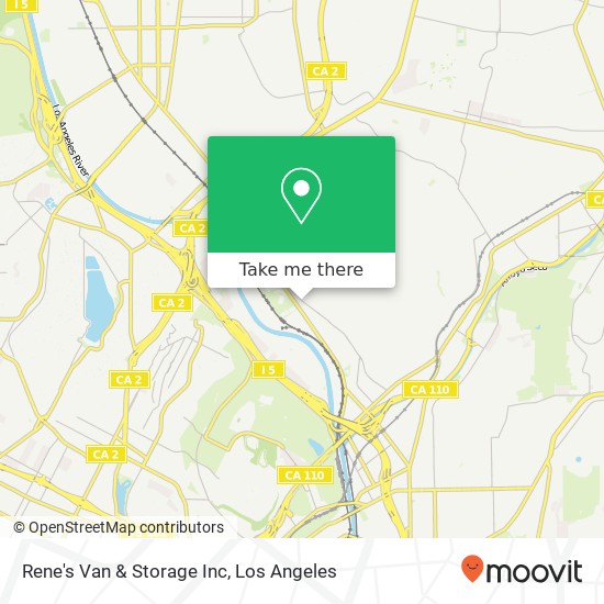 Rene's Van & Storage Inc map