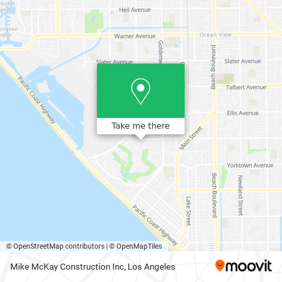 Mike McKay Construction Inc map