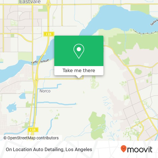 On Location Auto Detailing map