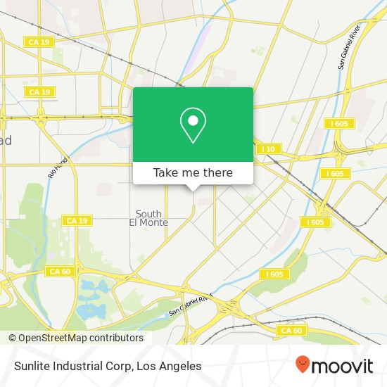 Sunlite Industrial Corp map
