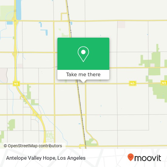 Mapa de Antelope Valley Hope