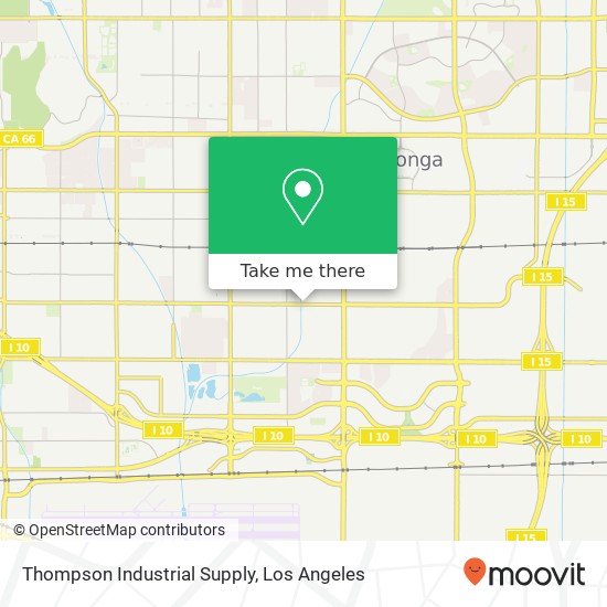 Mapa de Thompson Industrial Supply