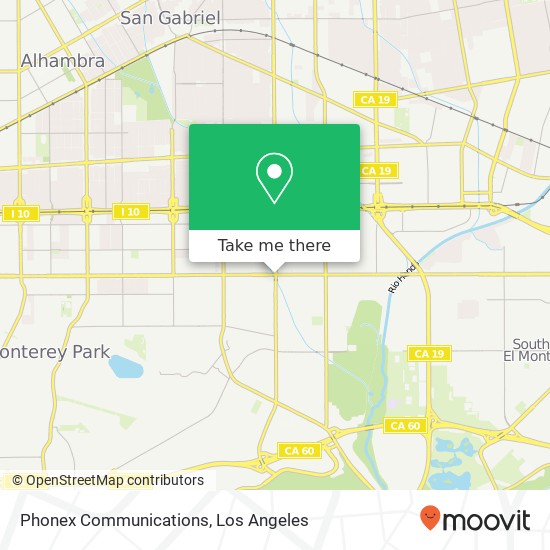 Phonex Communications map