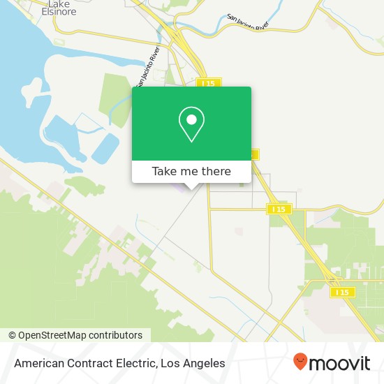 American Contract Electric map