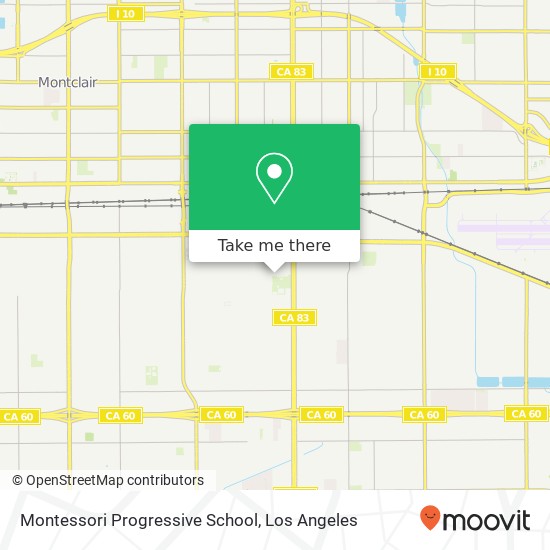 Mapa de Montessori Progressive School