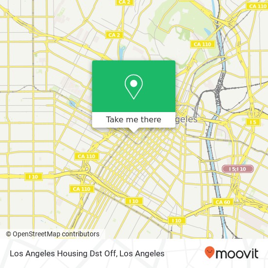 Los Angeles Housing Dst Off map