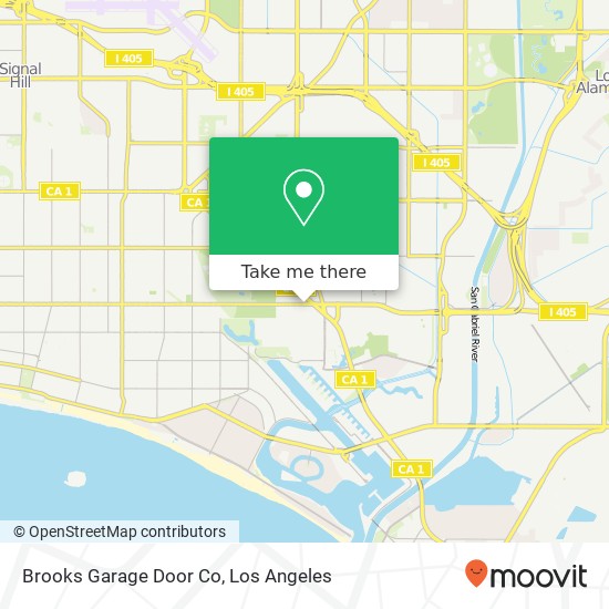 Mapa de Brooks Garage Door Co