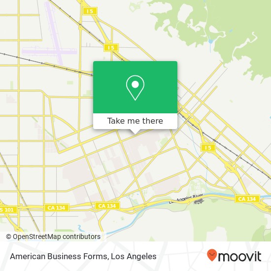 American Business Forms map