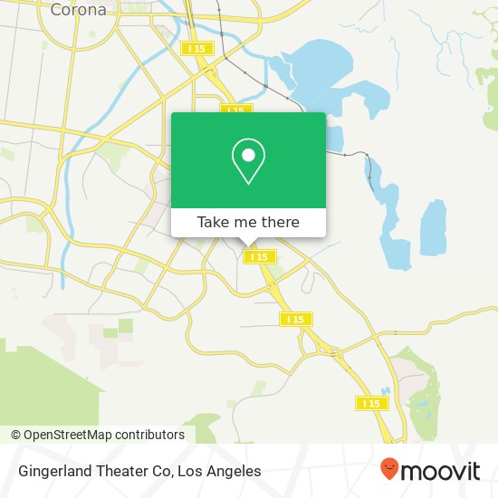 Mapa de Gingerland Theater Co