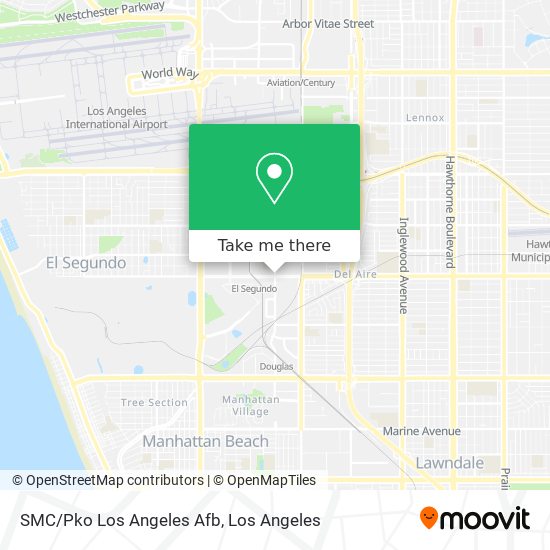 Mapa de SMC/Pko Los Angeles Afb