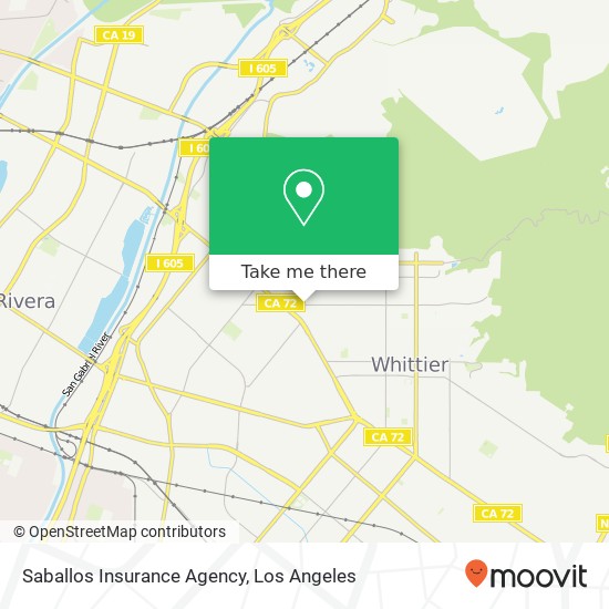 Saballos Insurance Agency map