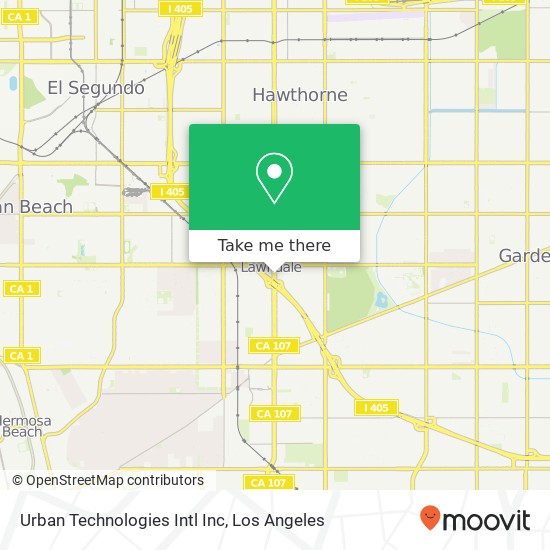 Urban Technologies Intl Inc map