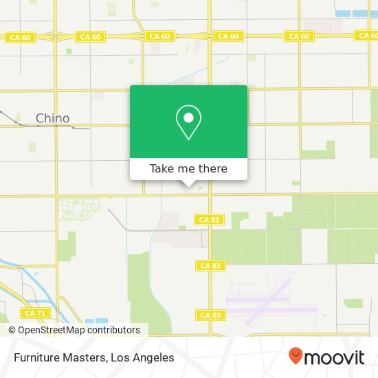 Furniture Masters map