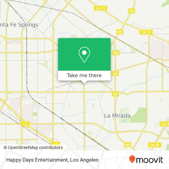 Mapa de Happy Days Entertainment