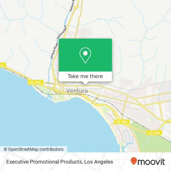 Executive Promotional Products map