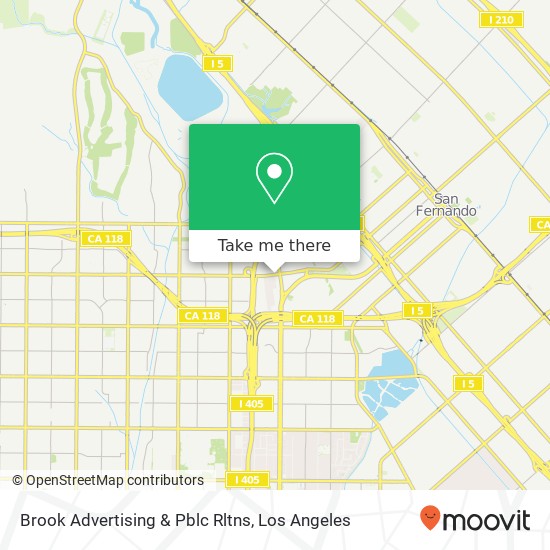 Mapa de Brook Advertising & Pblc Rltns